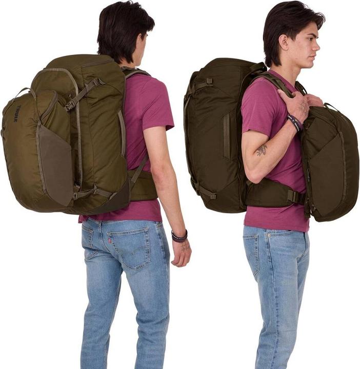 Actual product image Thule 5318 Landmark 70L Unisex Travel Pack Deep Khaki (70 l)