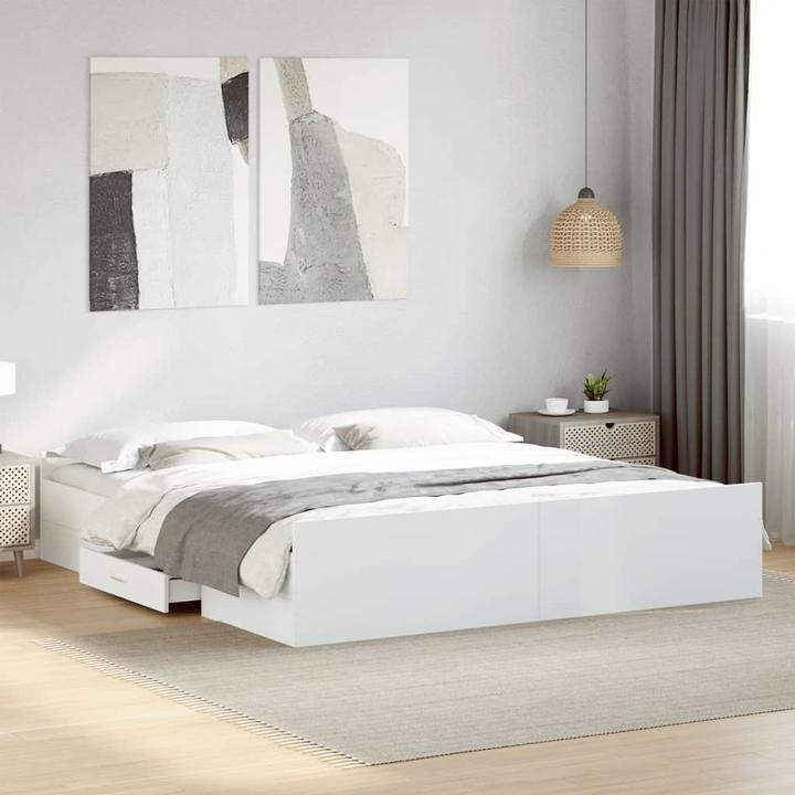 Produktbild VidaXL Bettgestell mit Schubladen (180 x 200 cm)