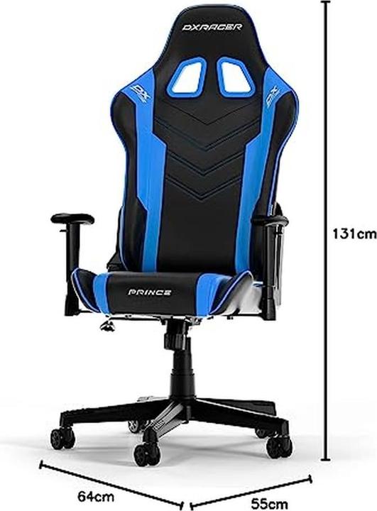 Image du produit DXRacer Prince P132 Gaming Chair, schwarz/blau