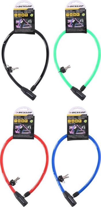 Actual product image Dunlop Cable, anti-theft device for a bicycle (Raudon)