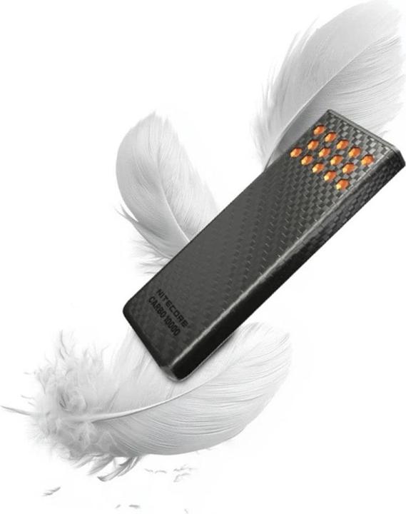 Actual product image Nitecore CARBO10000 Gen2 Powerbank Orange (10000 mAh, 30 W, 38.80 Wh)
