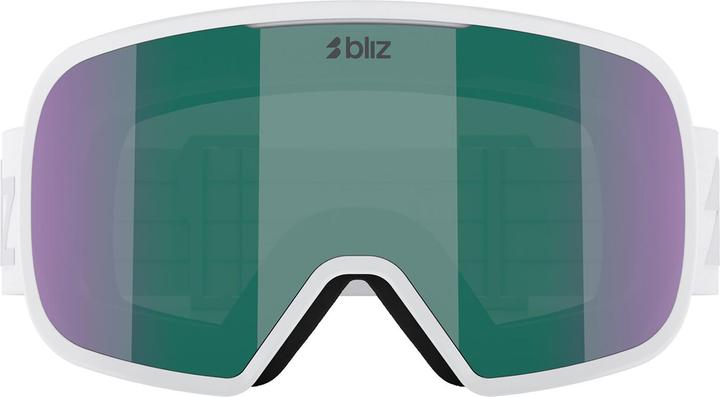 Brown W Green Multi, Matte White