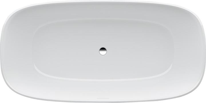 Actual product image Laufen INO bathtub 1700x750x520 freestanding Ovale white (230 l, 170 cm, 75 cm)