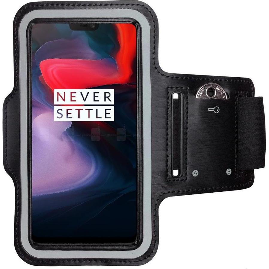 CoverKingz Sportarmband für OnePlus 6, Smartphone Sportarmband, Schwarz