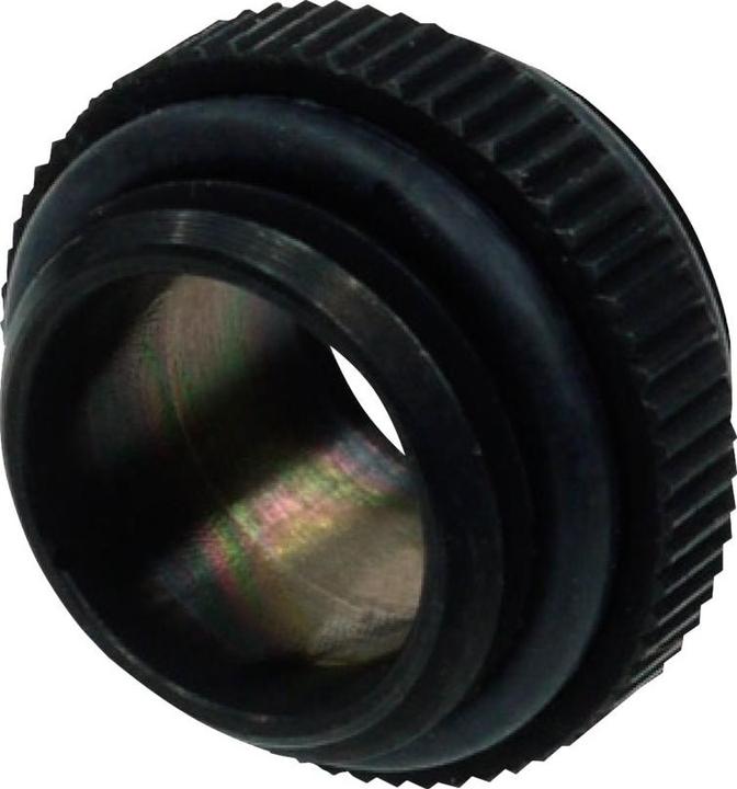 Produktbild Alphacool HF Doppelnippel G1/4 AG auf G1/4 AG mit O-Ring Deep Black