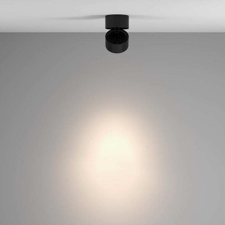 Actual product image Maytoni Yin LED ceiling light, ceiling lamp 15W black 4000K 90Ra neutral white (1030 lm)