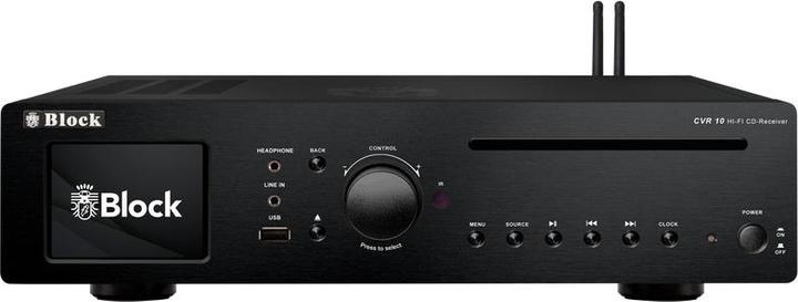 Block RECEIVER CVR-10 BLACK (Stereo, FM, DAB+)