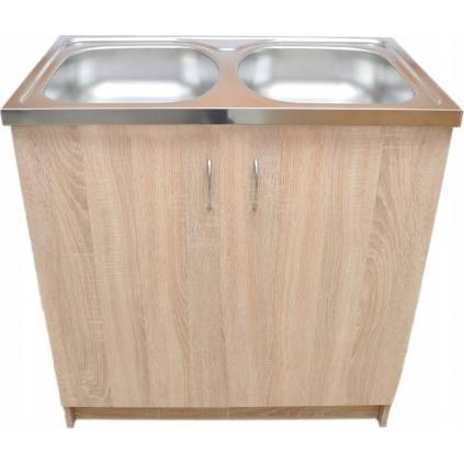 Deftrans, Regal, 064-D-08043 OVEN CABINET 80X50 2D0S DSM SONOMA OAK // DEF.064-D-08043