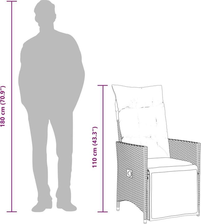 Produktbild vidaXL Bistro Set