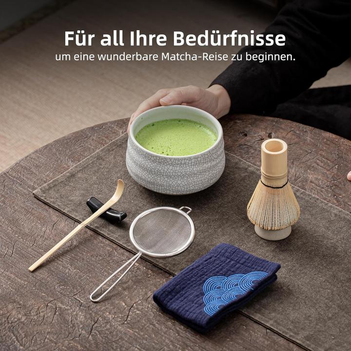 Produktbild Teanagoo 7-teiliges Ruware Matcha Tee-Set mit Besen & Zubehör