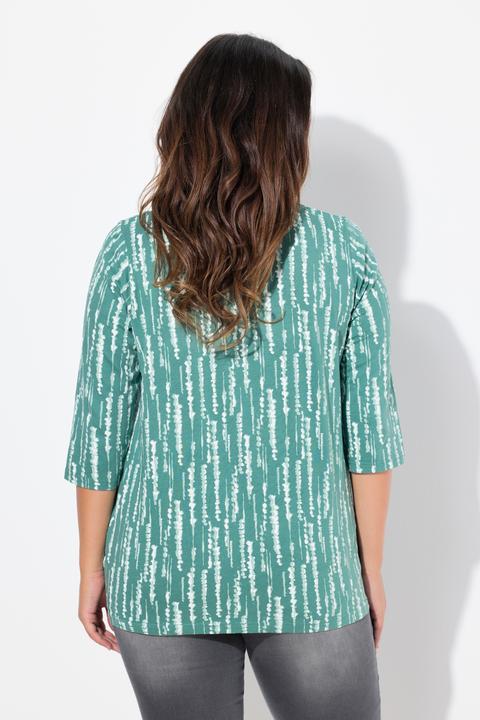 Produktbild Ulla Popken Shirt, Zierfalten, A-Linie, Carree-Ausschnitt, 3/4-Arm (46, 48)
