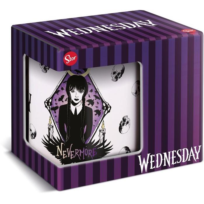 Thumbnail - Stor, Tasse, Wednesday - Mittwoch Addams (325 ml)