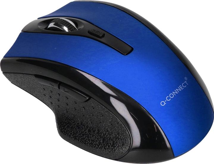 Productafbeelding Q-Connect Maus Funk optisch kabellos schwarz/blau (Draadloze)
