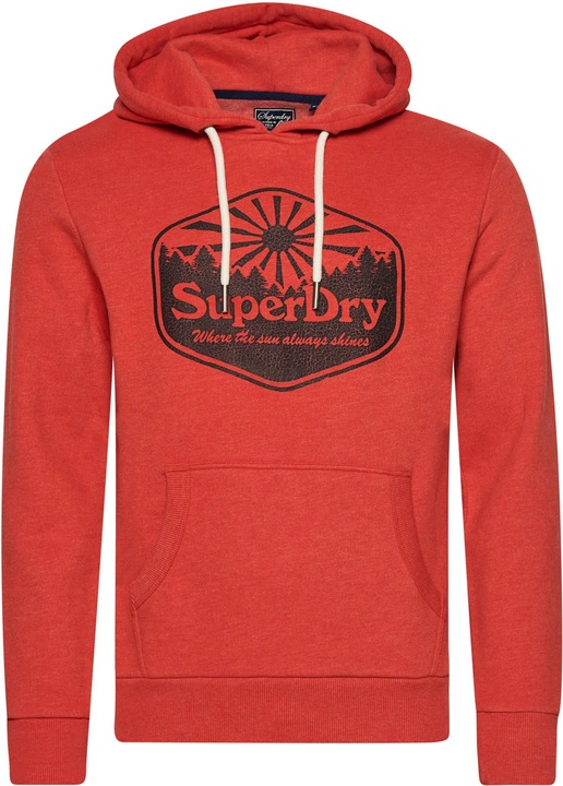 Actual product image Superdry Sweatshirt Casual Comfortable Fit VINTAGE TRAVEL HOOD - 18156 (M)