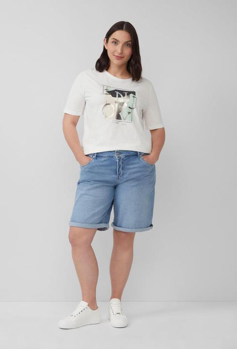 Actual product image S.Oliver Jeans-Hose Bermuda Jeans / Curvy Fit / Mid Rise / Slim Tapered Leg (44)