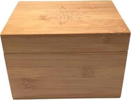 Actual product image Bekos Small bamboo storage box engraved (12 cm, 1x)