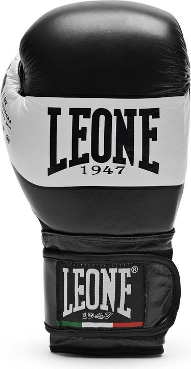 Actual product image Leone Boxing Glove Shock Black GN047 (10 OZ, One size)
