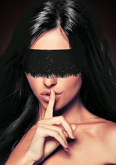 Actual product image Ouch! Blindfold Mystère Lace Mask
