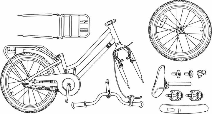 Produktbild vidaXL Kinderfahrrad (18")