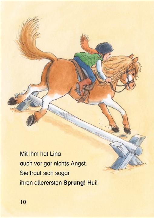 Produktbild Leselöwen 1. Klasse - Das neue Pferd in der Reitschule (Deutsch, Eva Hierteis, Franziska Harvey, Loewe Erstlesebücher, 2021)