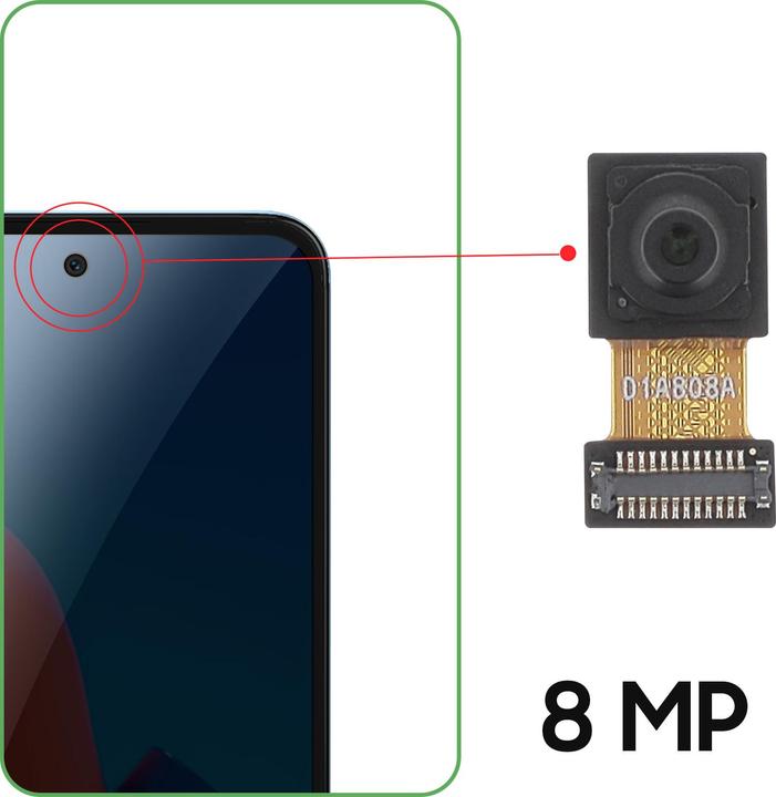 Actual product image Clappio Front camera spare part