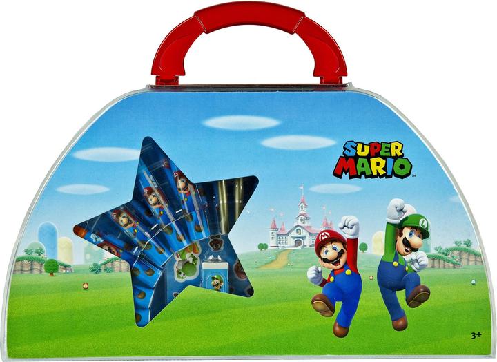 Actual product image Undercover Painting Set Suitcase Super Mario 51 pieces