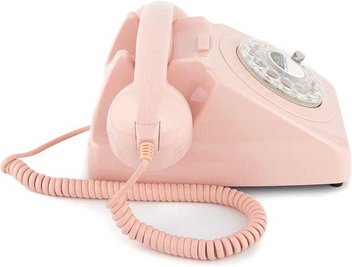 Actual product image GPO Retro-Telefon mit Wählscheibe im 70er Jahre Design