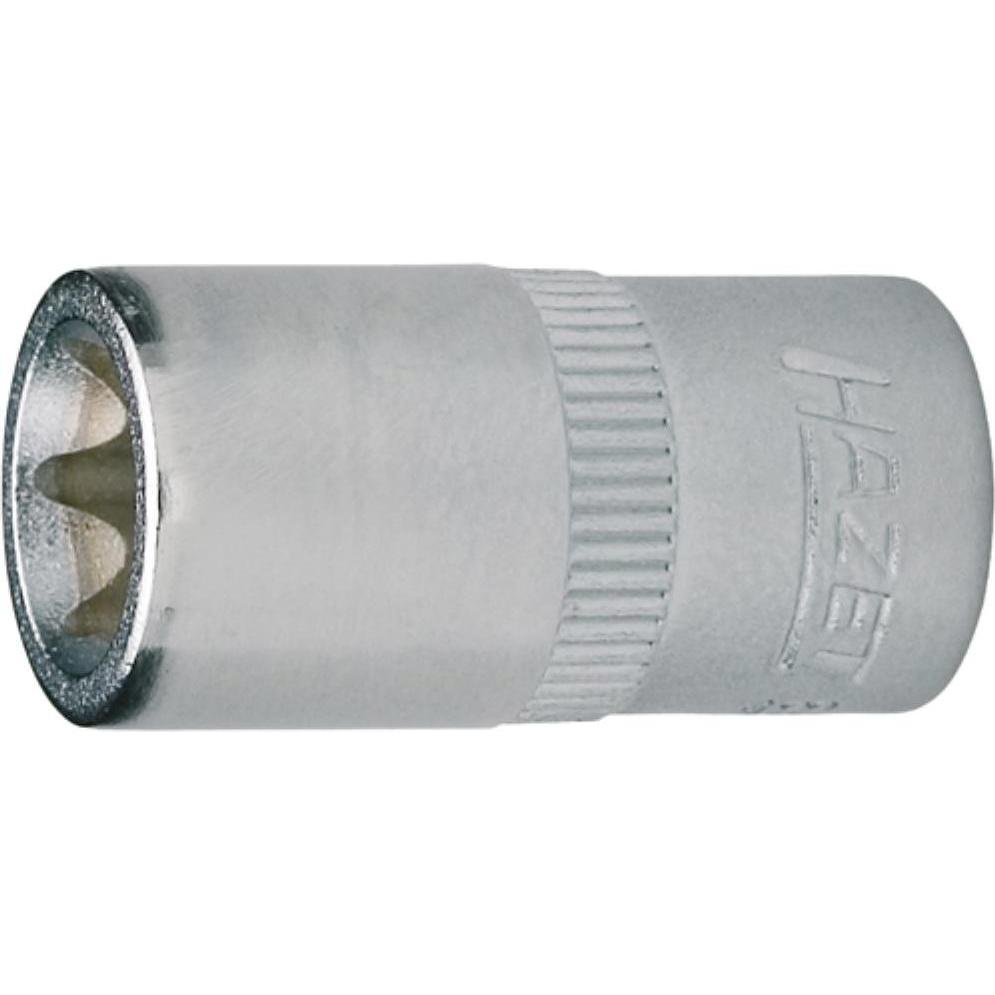 HAZET, Steckschlüssel + Stecknuss, Steckschlüsseleinsatz ∙ TORX 850-E5 ∙ Vierkant6,3 mm (1/4 Zoll) ∙ Aussen TORX Profil ...