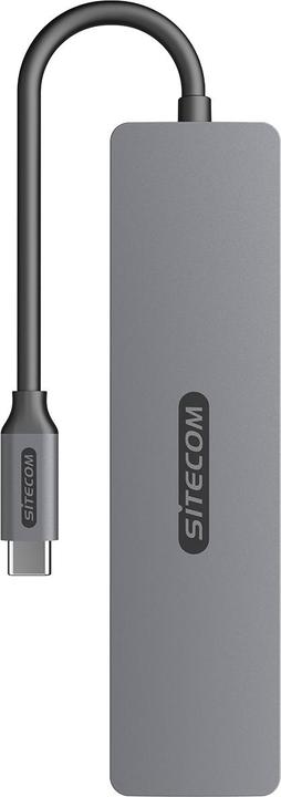 Produktbild Sitecom - 7 in 1 USB-C Power Delivery Multiport Adapter - 3x USB-A (USB-C, 7 Ports)