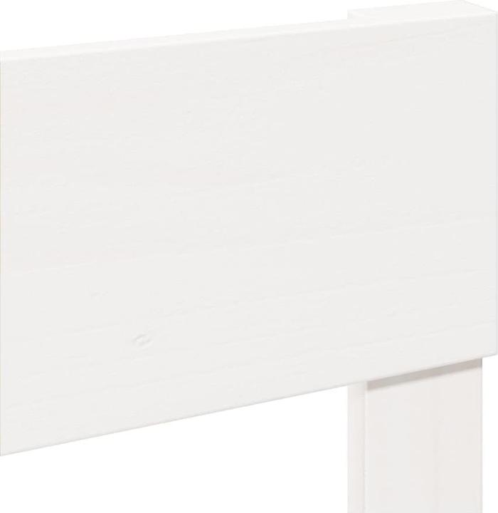 Immagine prodotto VidaXL Letto in legno massiccio Letto in legno Letto pallet testata letto bianco 200x200cm pino (200 x 200 cm)