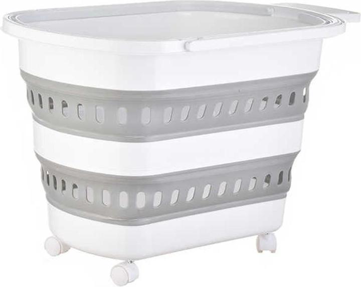 König Design Wäschekorb Faltbar Wäschesammler Wäschebox Wäschetonne Aufbewahrungskorb 38 L (38 l)