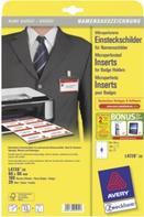 Actual product image Avery Insertable labels