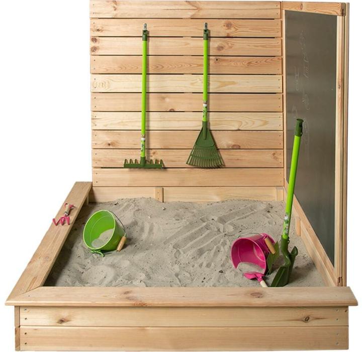 Actual product image Esschert Design Corner sandpit with board