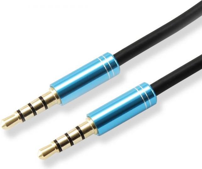Sbox 3535-1.5BL AUX Cable 3.5mm to 3.5mm Blueberry Blue (1.50 m)
