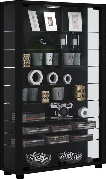 Actual product image VCM Collection stand display case wood glass Lumo Mini (59 x 18 x 90 cm)