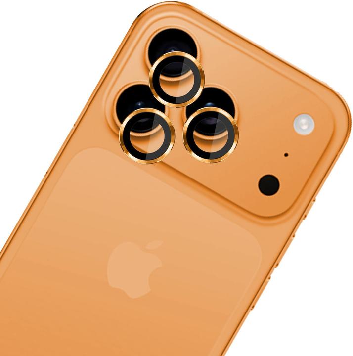 Image du produit 3MK - Lens Protection - iPhone 17 Pro - Orange (1 pièce(s), Apple iPhone 17 Pro Max, Apple iPhone 17 Pro)