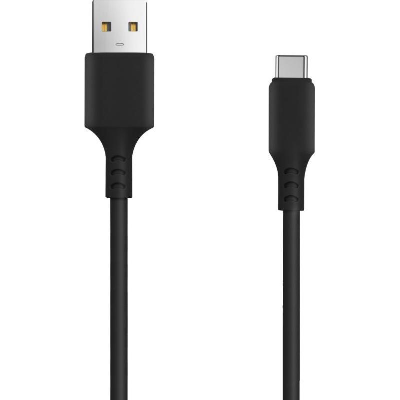 Setty Kabel USB - USB-C 1,0 m 2A schwarz NEU (1 m, USB 3.0), USB Kabel