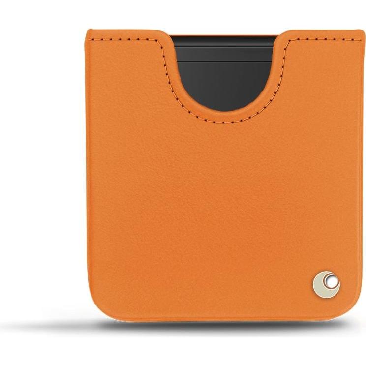 Thumbnail - Noreve Lederschutzhülle (Samsung Galaxy Z Flip), Smartphone Hülle, Orange
