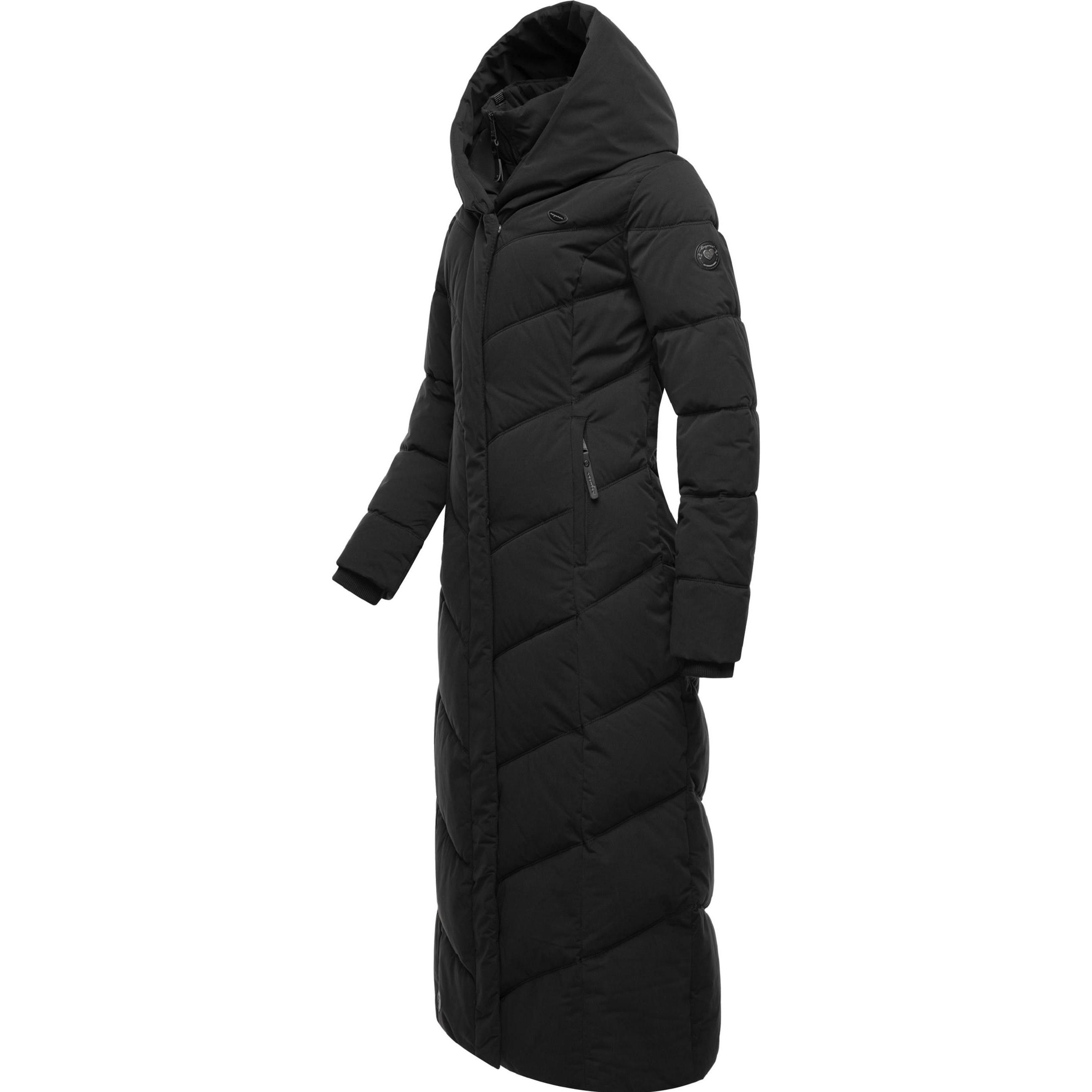 Thumbnail - Ragwear, Damen, Jacke, Natalka Extralong (3XL), Schwarz, 3XL
