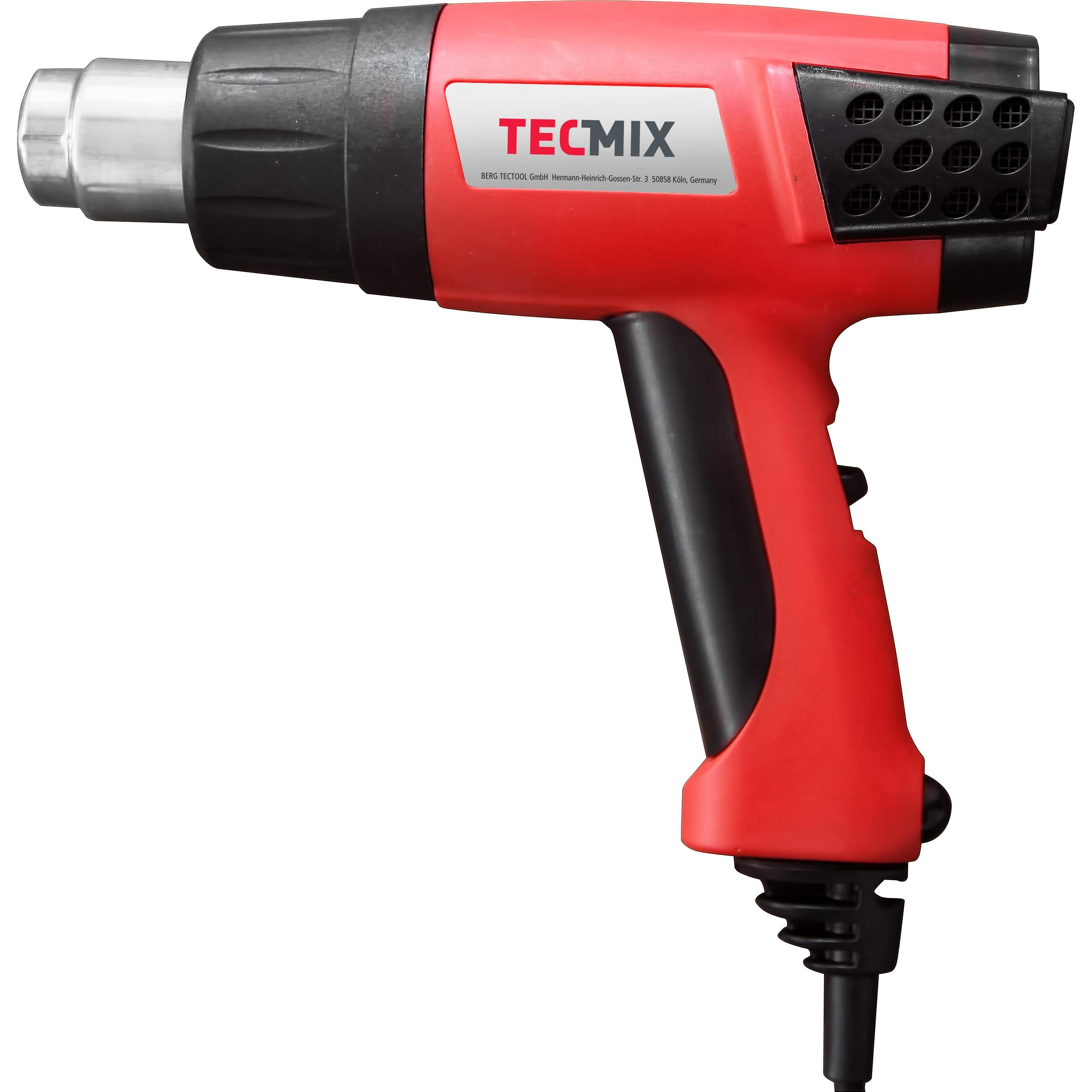 Tecmix, Essiccatore ad aria calda, PISTOLA TERMICA DIGITALE TM DHG 2000 (230V - CH) - 2000W, 50°C - 630°C, 550L/MIN.