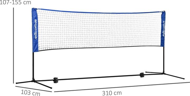 Produktbild SportNow Badmintonnetz mit Transporttasche