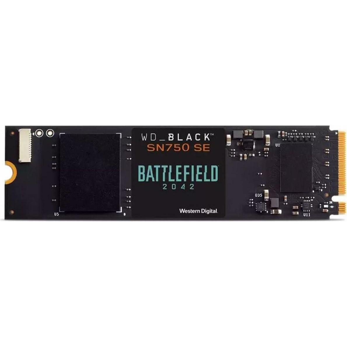 WD Black SN750 SE Battlefield 2042 PC Game Code Bundle (500 GB, M.2 2280), SSD
