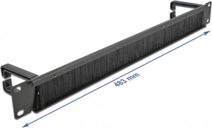 Actual product image Delock Cable Management Brush Strip with 2 hooks