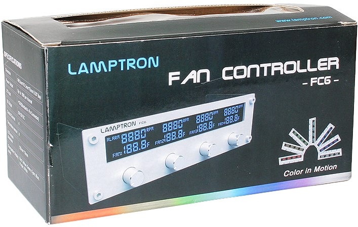 Actual product image Lamptron FC6 Fan Controller (4 Fan)