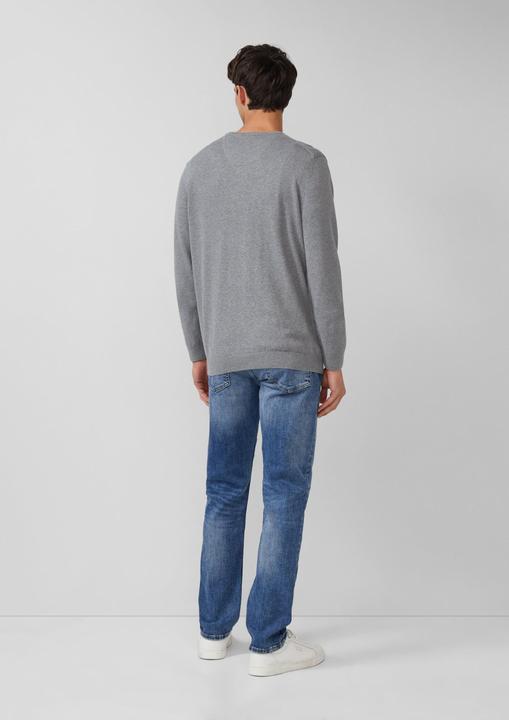 Actual product image s.Oliver Strickpullover Strickpullover mit Logo-Stickerei (XL)