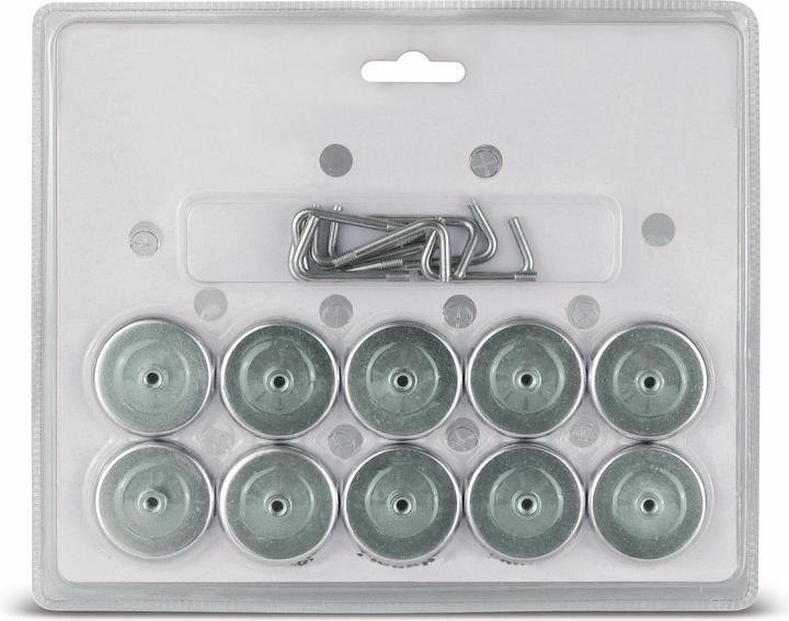 Actual product image Eneroid BLANKO round magnet set with hooks 10 pieces (10 x)