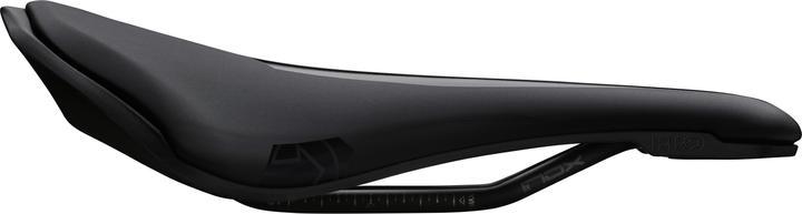 Actual product image PRO Bike Gear Saddle Stealth Curved Performance with opening 142mm black