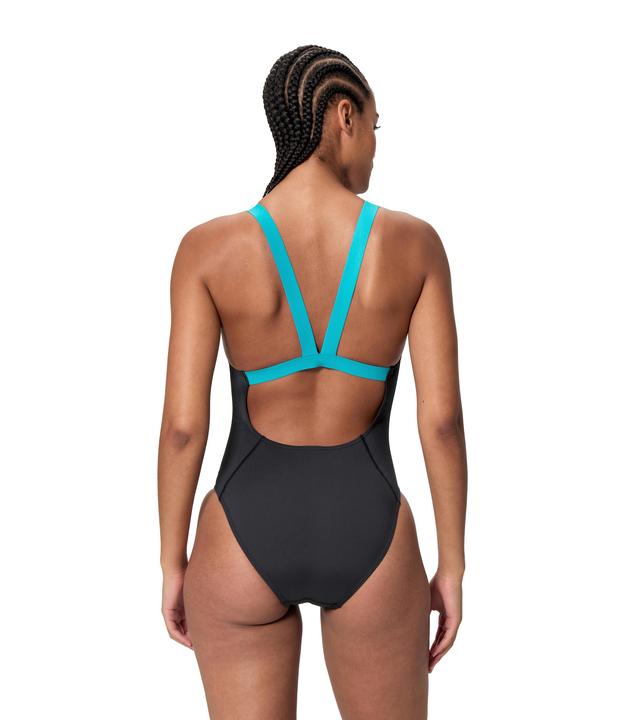 Produktbild Speedo Women's Solid Boom Leaderback One Piece (38, M)