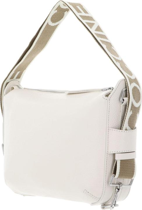 Actual product image Coccinelle Gretel Ribbon Crossbody Bag Grained Leather