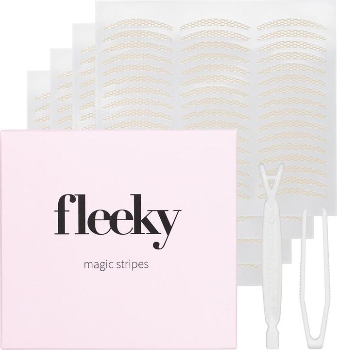 Actual product image Fleeky Magic Stripes stickers against drooping eyelids (size S)